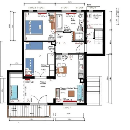 公寓 Ferienwohnung Haus Kaiserblick 克费尔斯菲尔登